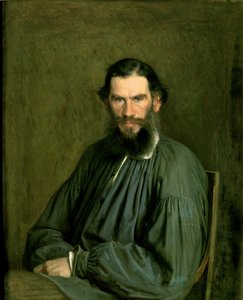 Portrett av grev Lev Nikolaevich Tolstoy (1828-1910) 1873